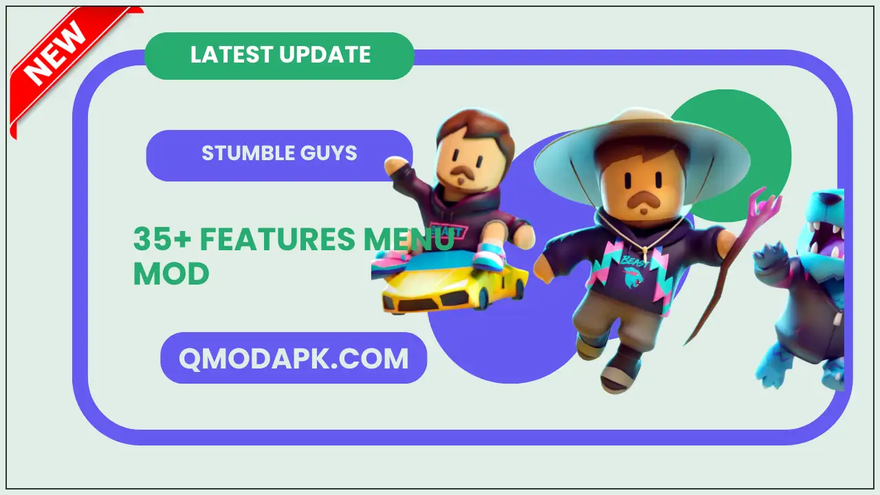 Stumble Guys Mod Menu 0.60.1 - Skins Emotes Level - Stumble Guys 0.60.1 Mod  Apk Gameplay 