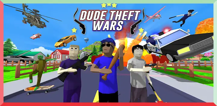 Baixar Dude Theft Wars MOD 0.9 Android - Download APK Grátis