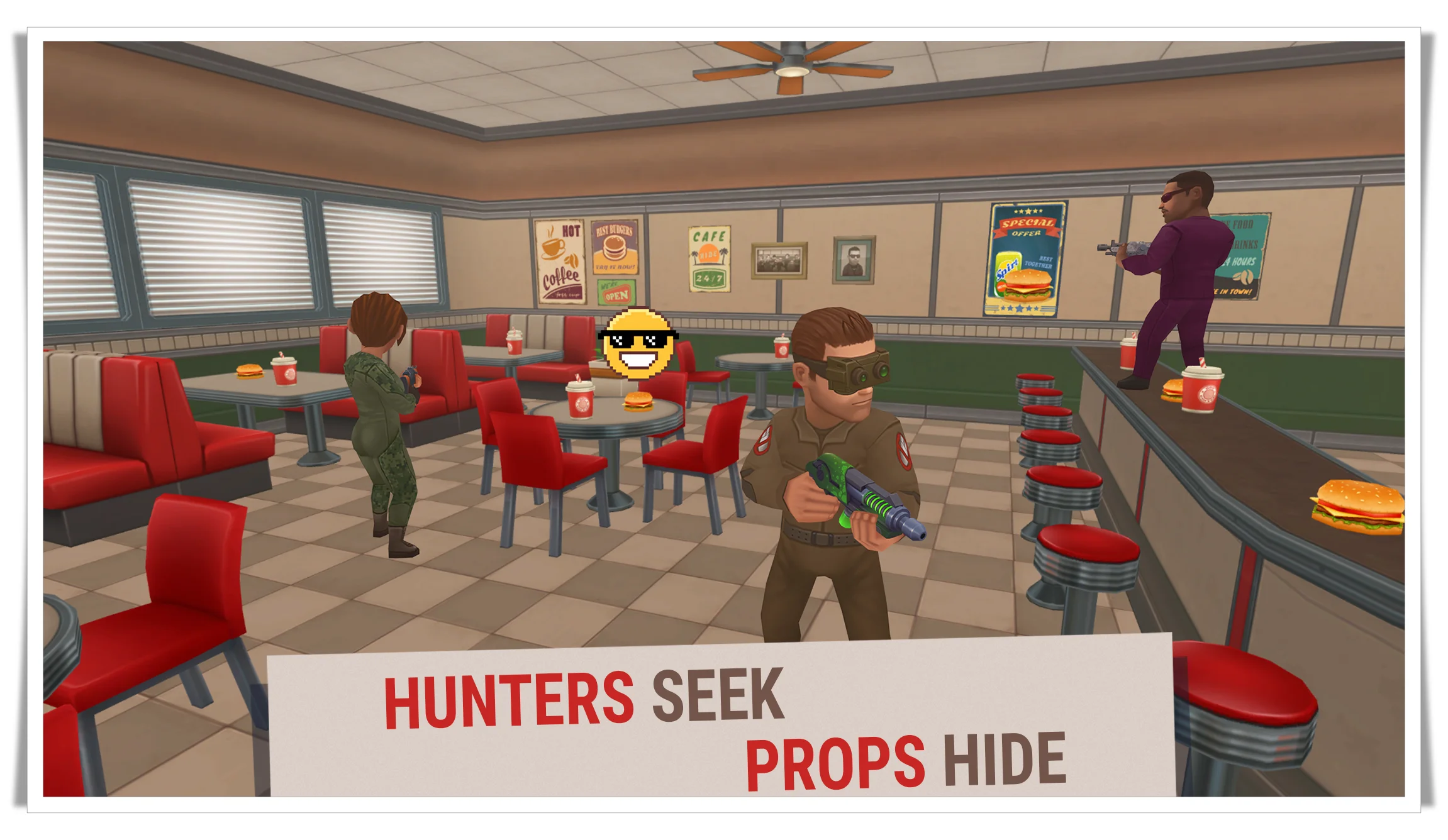 Mod Menu Hack] ‎Hide Online - Hunters vs Props v4.9.4 +4 [Health