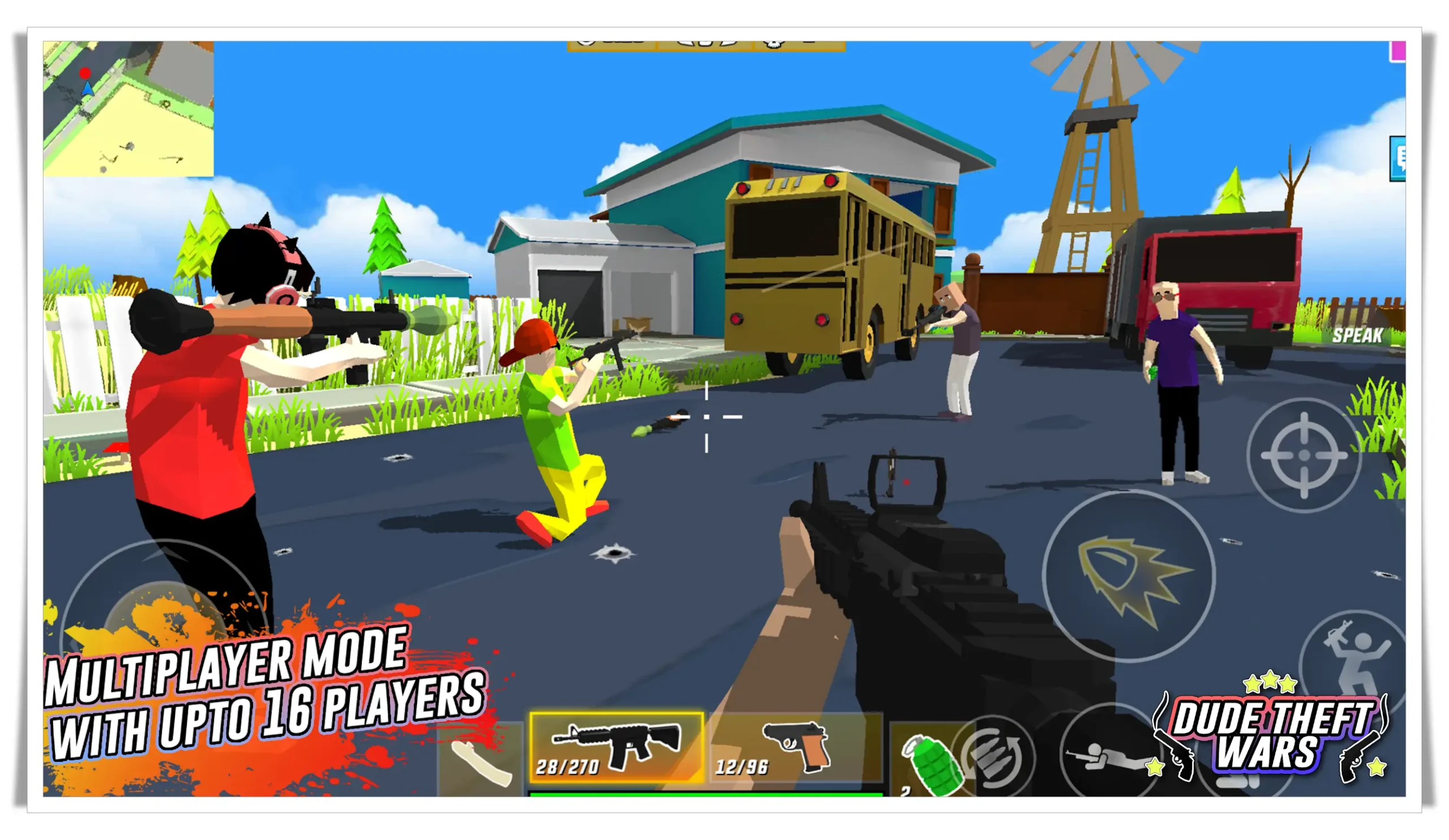 Dude Theft Wars MOD APK (Free Shopping) in 2023