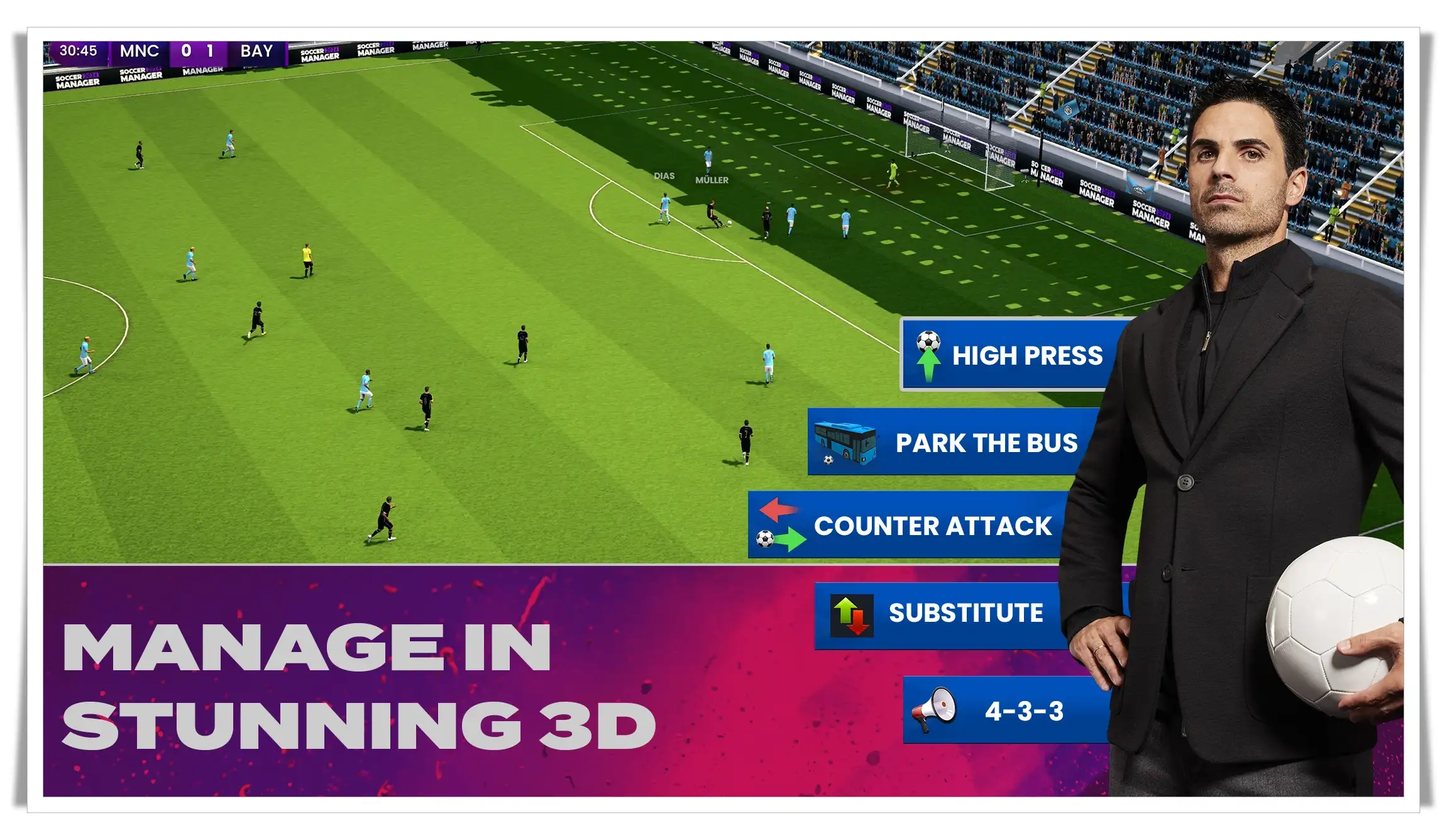 Soccer Manager 2024 Mod Apk v2.0.1(No Ads Free Rewards) Download